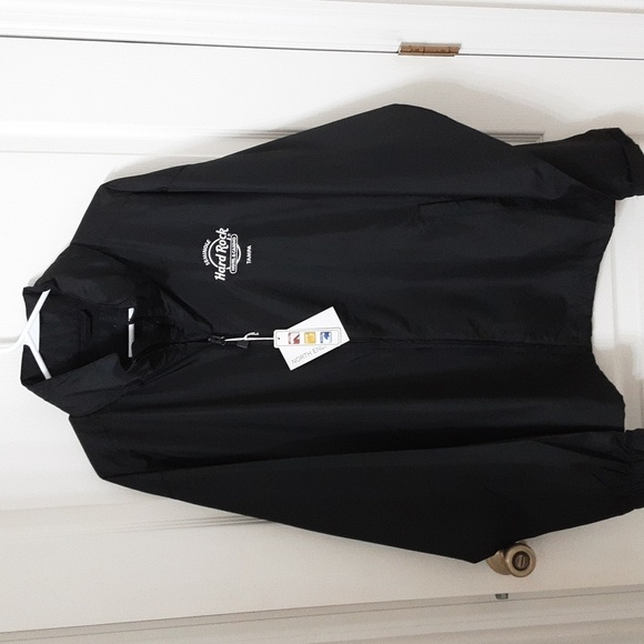 North End Other - Seminole Hard Rock Tampa Size XL Front Zip Windbreaker Jacket w/Hidden Hood NEW
